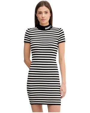 DKNY Short Dresses - Negro