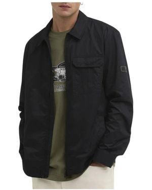 Barbour Jassen ,Zwart ,Polyester Warren Overshirt