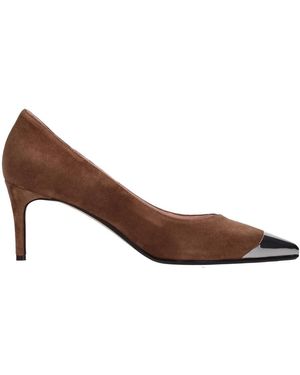 Anna F. Schoenen ,Bruin ,Suède Suede Pumps