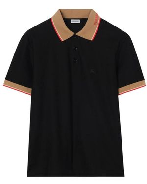 Burberry Polo Shirts - Negro