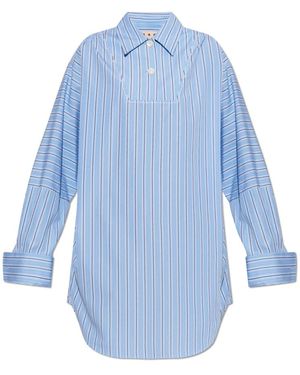 Marni Gestreept Jurkje - Blauw
