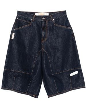 PDF Denim Shorts - Blue