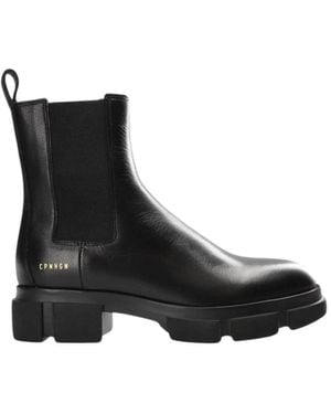 COPENHAGEN Vitello Chelsea Boots - Schwarz