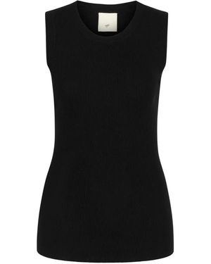 Heartmade Round-Neck Knitwear - Black
