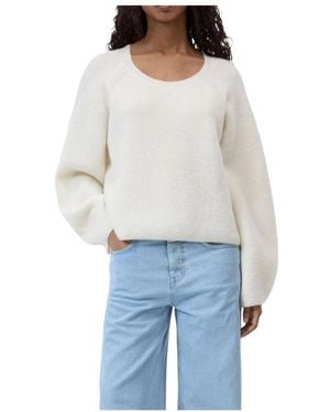 Closed Pullover Mit U-Boot-Ausschnitt Aus Alpakawollmischung - Blau