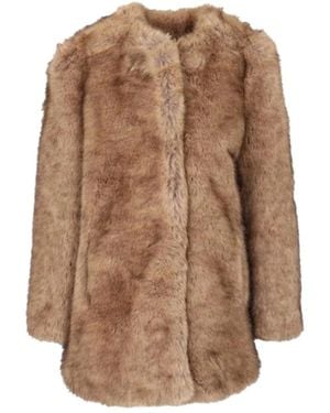 Stand Studio Faux Fur & Shearling Jackets - Bruin