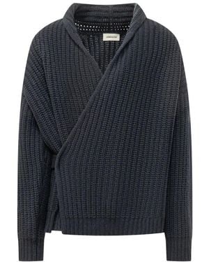 ATOMOFACTORY Truien & Vesten ,Blauw ,Katoen Kimono Costa