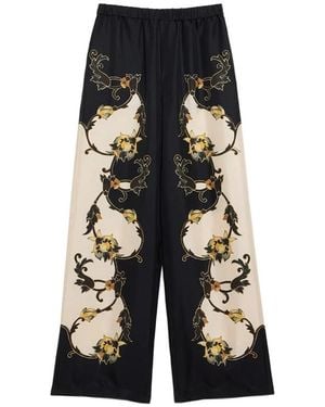 La DoubleJ Wide Trousers - Nero