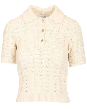 forte_forte Round-Neck Knitwear - Natural