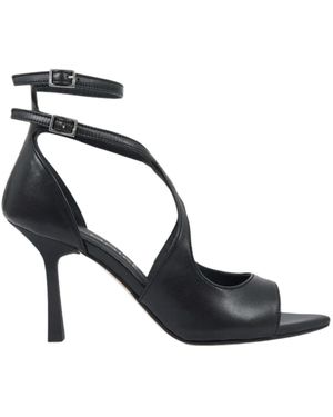 GISÉL MOIRÉ High Heel Sandals - Zwart