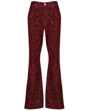 Rabanne Wide Jeans - Rood