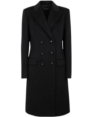 Dolce & Gabbana Double-Breasted Coats - Nero
