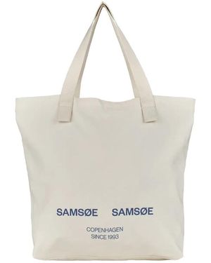 Samsøe & Samsøe Sastevie Tote Bag - Wit