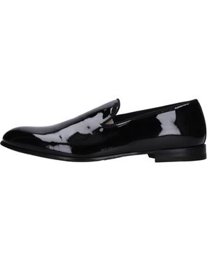 JEROLD WILTON Schoenen ,Zwart ,Leer Leren Moccasins Van Lakleer