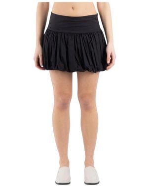 THE GARMENT Korte Zwarte Rok Verhoog Stijl