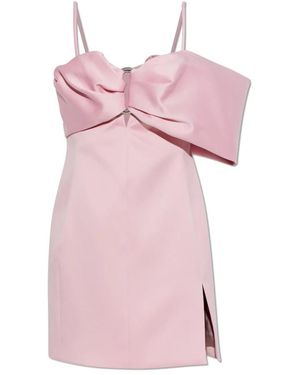 Marc Jacobs Kleedjes ,Roze ,Leer Korte Jurk Met Zijsplit