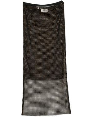 Sportmax Rete Longuette Rok - Bruin