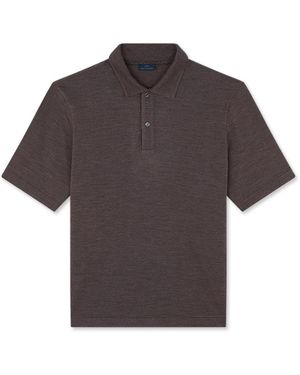Paul & Shark Luxuriöses Merino Polo Shirt - Grau