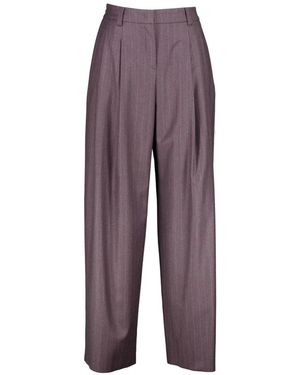Windsor. Dh718V Wijde Broek - Paars