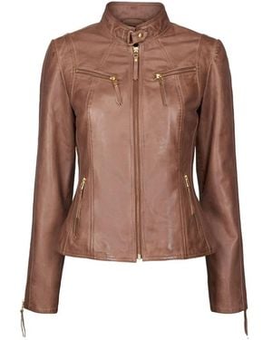 Btfcph Leather Jackets - Brown