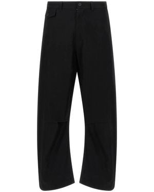 Comme des Garçons Straight Trousers - Zwart