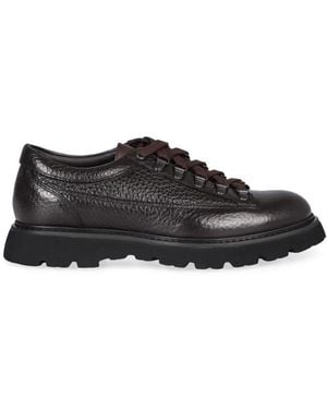 Doucal's Schnürschuhe Mit Struktur - Schwarz