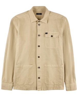 Fay Casual Shirts - Natural