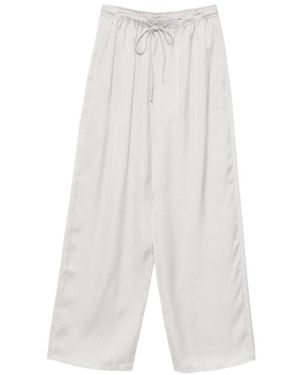 Emporio Armani Wide Trousers - White