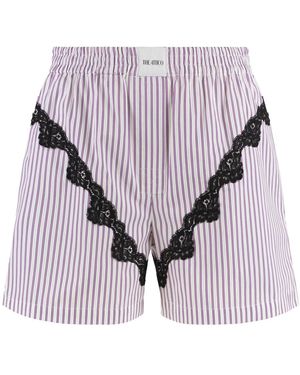The Attico Short Shorts - Paars
