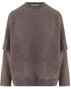 DARKPARK Round-Neck Knitwear - Gris