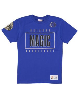 Mitchell & Ness Nba Team Og 2.0 Premium Vintage Logo T-Shirt - Blau