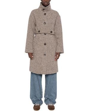 Liu Jo Belted Coats - Natur