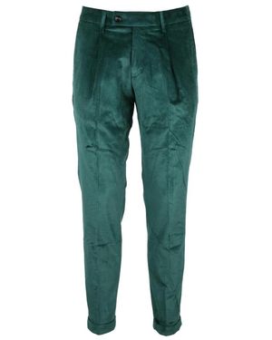 Michael Coal Slim-Fit Trousers - Green