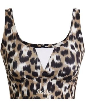 Fusalp Tops ,Veelkleurig ,Biarra Leo Bra - Zwart