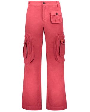 Heron Preston Cargo hose mit vielen taschen - Rot