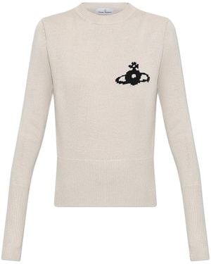 Vivienne Westwood Round-Neck Knitwear - White