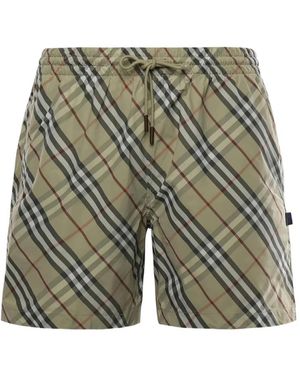 Burberry Badmode ,Groen ,Check Zwemshorts