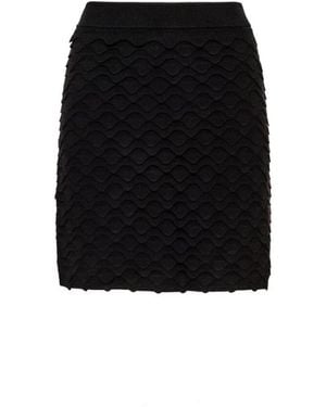 Maliparmi Rokken ,Zwart ,Polyester Winter Wave Rok
