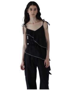 Designers Remix Sleeveless Tops - Zwart