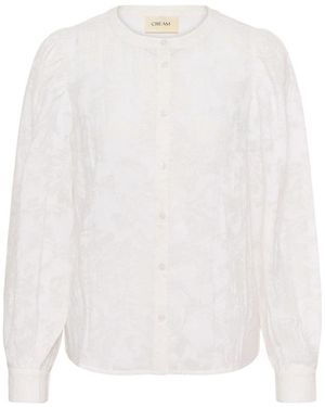 Cream Overhemden ,Wit ,Nylon Crissie Blouse