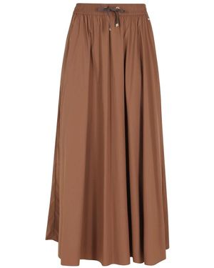 Herno Midi Skirts - Marrón