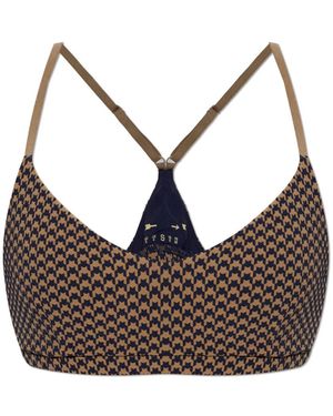 The Upside Houndstooth-Bh - Braun