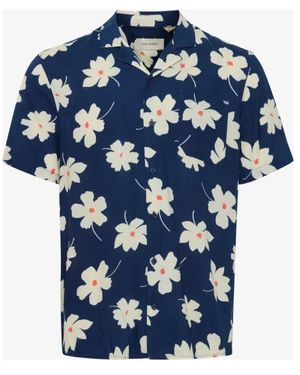Blend Short Sleeve Shirts - Blu