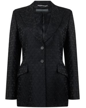 Alberta Ferretti Blazers - Negro