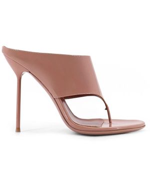 Paris Texas Heeled Mules - Pink