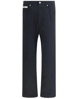 Moschino Straight Trousers - Bleu