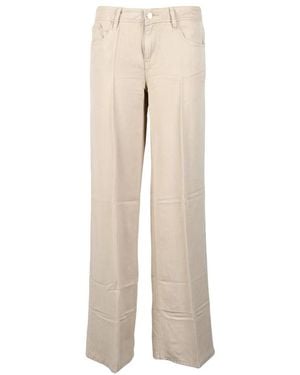 Guess Wide Trousers - Natural