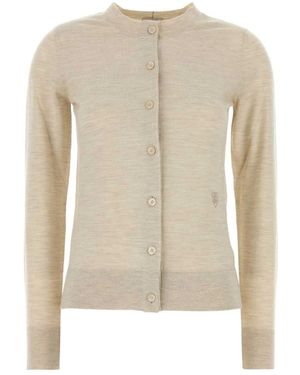 Burberry Cardigans - Natural