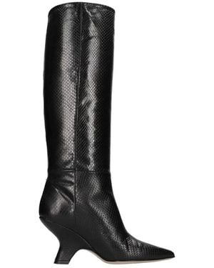 Anna F. Schoenen ,Zwart ,Heeled Boots