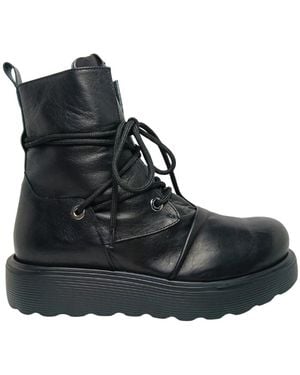 Ixos Lace-Up Boots - Noir